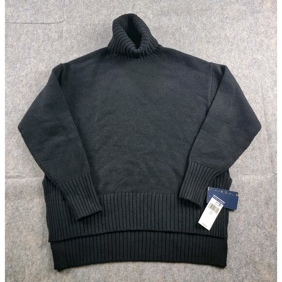 Polo Ralph Lauren Men’s Wool Cashmere Turtleneck Sweater Black Size S NWT - Picture 2 of 10